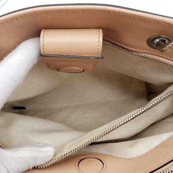 100% Authentic Gucci GG Bloom Bamboo Handle Shoulder/Hand Bag - Picture 13 of 16